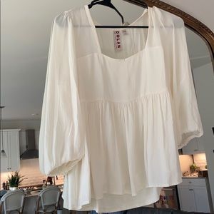Anthropologie Flowy Blouse
